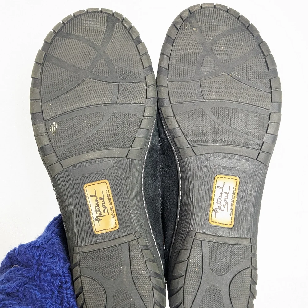 Natural soul suede loafers